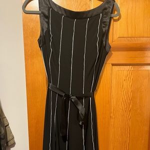 Black and White silk dress